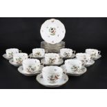 Herend Rothschild 10 Teegedecke, tea cups,