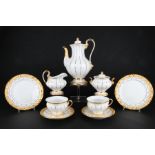 Meissen X-Form Dejeuner, coffee set for 2 pers.,