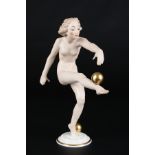 Hutschenreuther Kugelspiel Akt, ball game nude act,