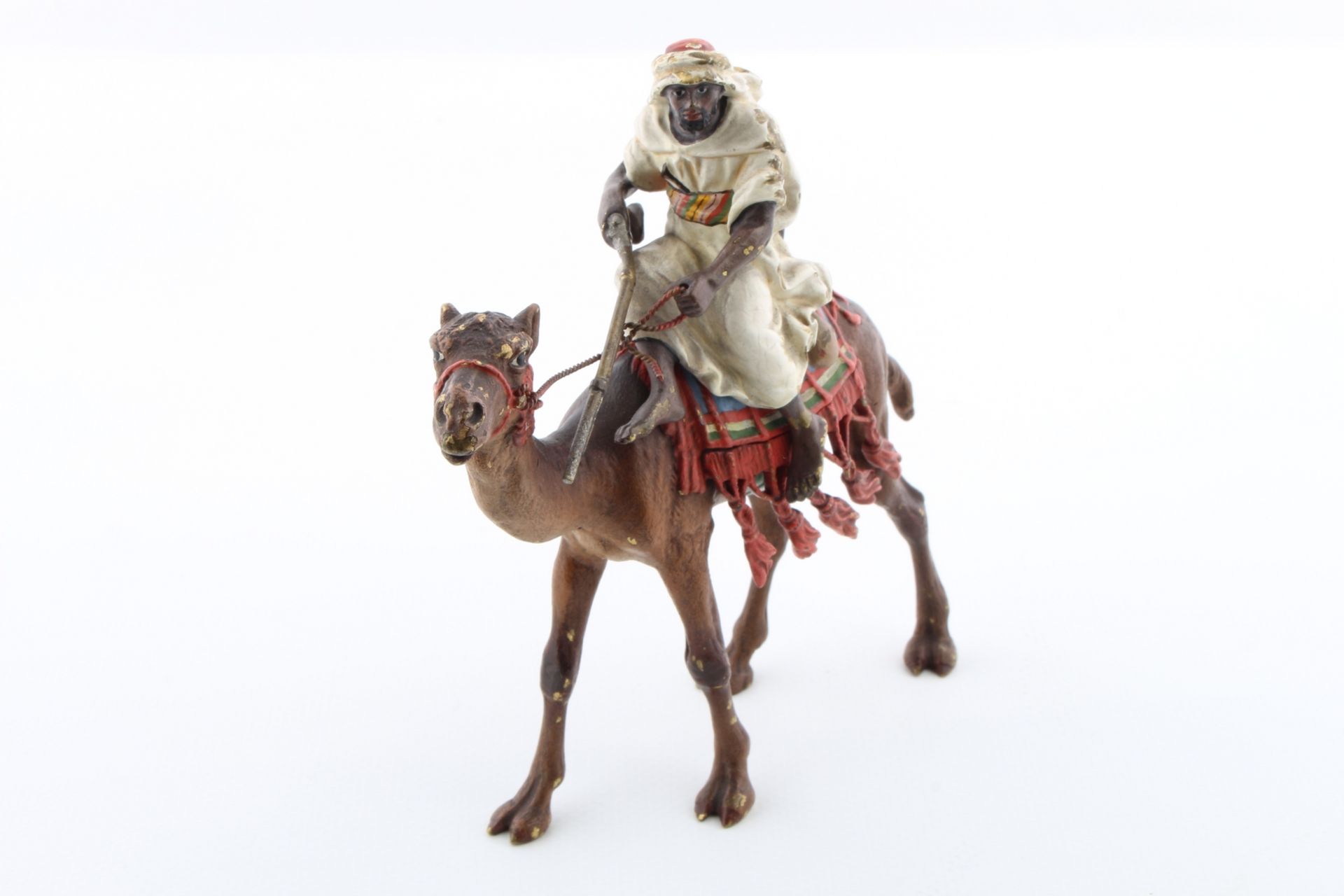 Wiener Bronze Bergmann - Araber auf Kamel, arab on camel, - Image 2 of 6