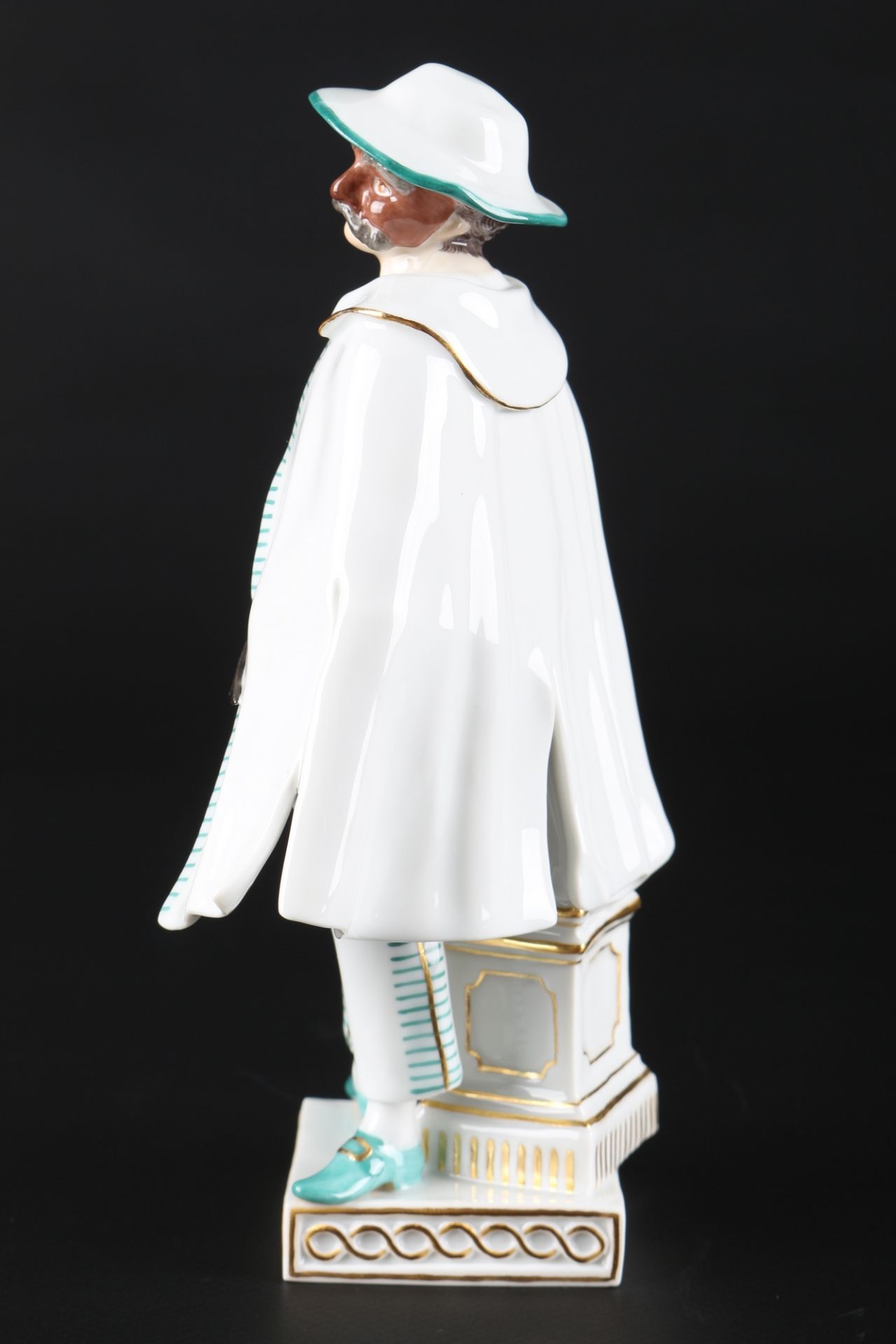 Meissen Brighella aus der Commedia dell'Arte, porcelain figure, - Bild 2 aus 5