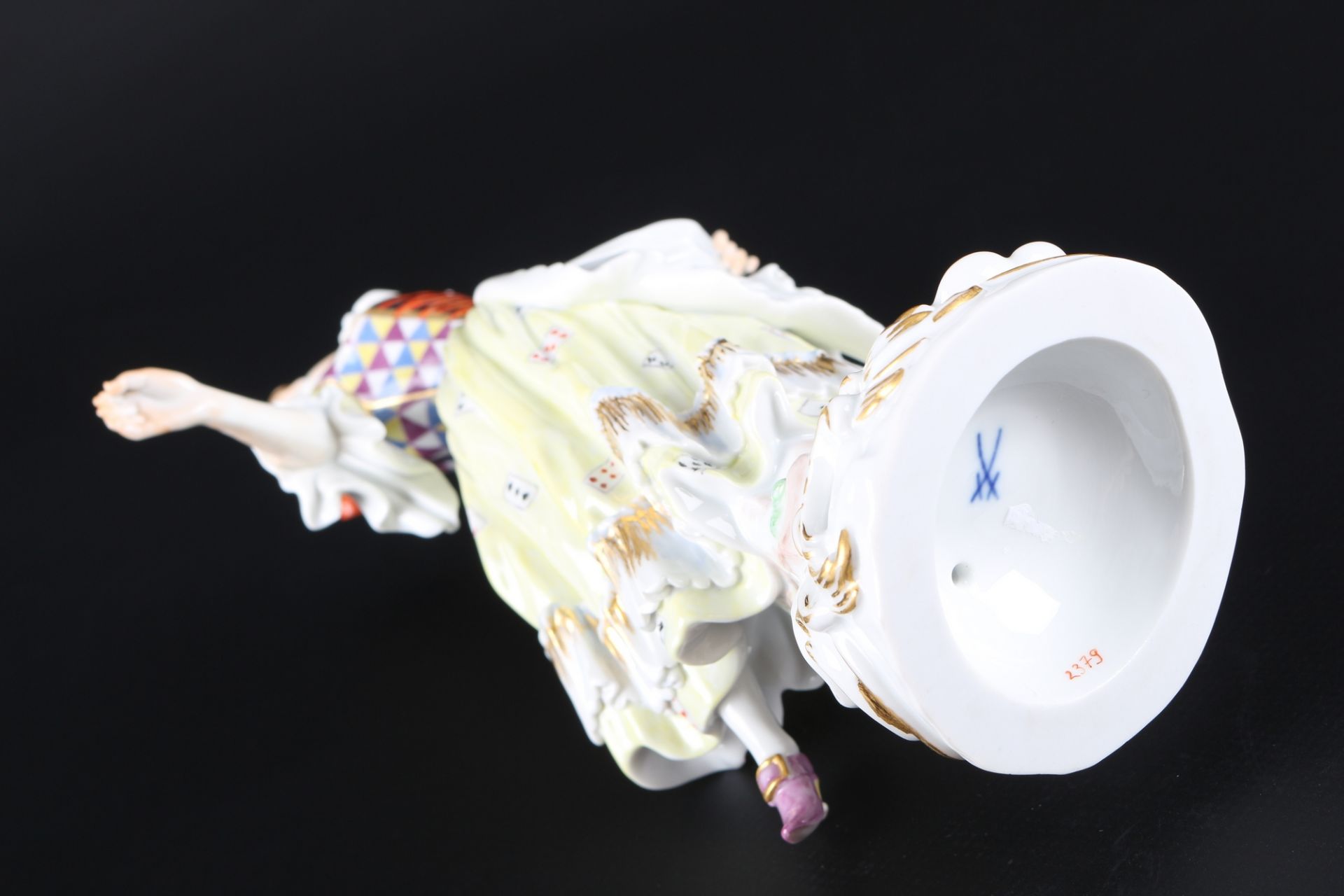 Meissen Columbine aus der Commedia dell'Arte, porcelain figure, - Image 5 of 5