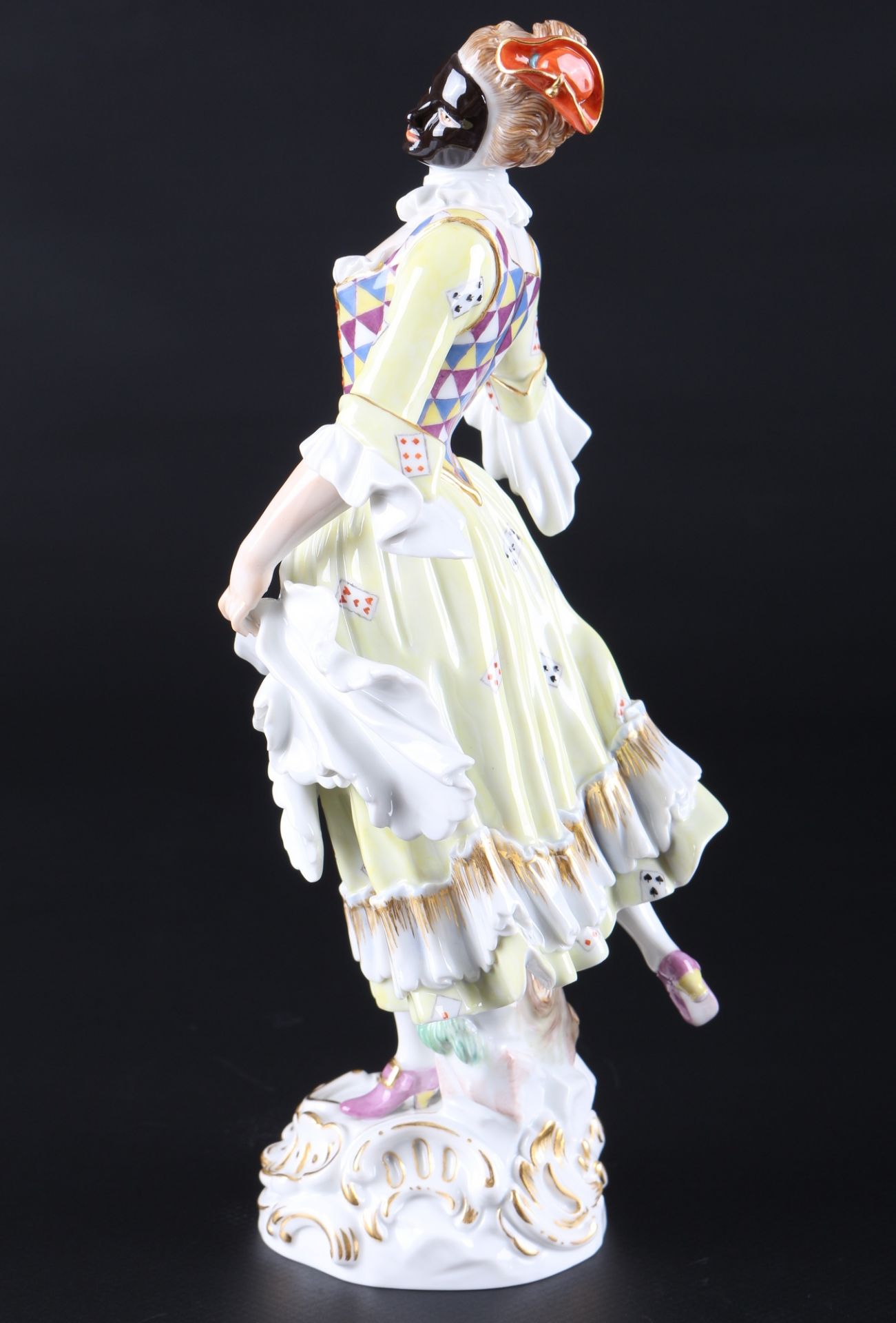 Meissen Columbine aus der Commedia dell'Arte, porcelain figure, - Image 2 of 5
