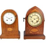 2 Stockuhren, England um 1900, bracket clocks,