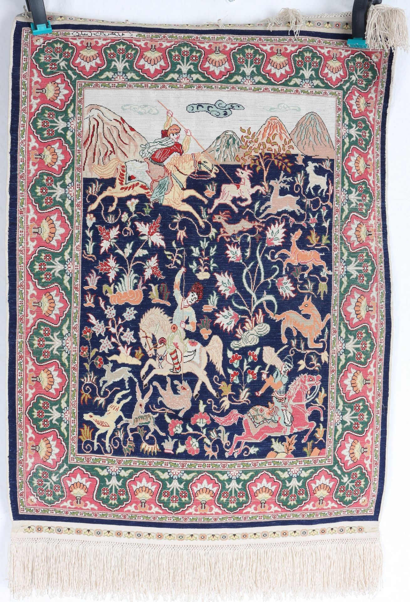 Hereke Seidenteppich, silk carpet, - Image 4 of 5