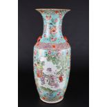 China große Famille rose Vase Qing Dynastie, large chinese vase qing dynasty,