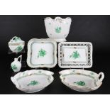 Herend Apponyi Vert Konvolut Porzellan, decorative porcelain,