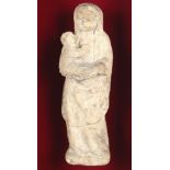Steinfigur Madonna mit Christus, stone figure madonna with christ,