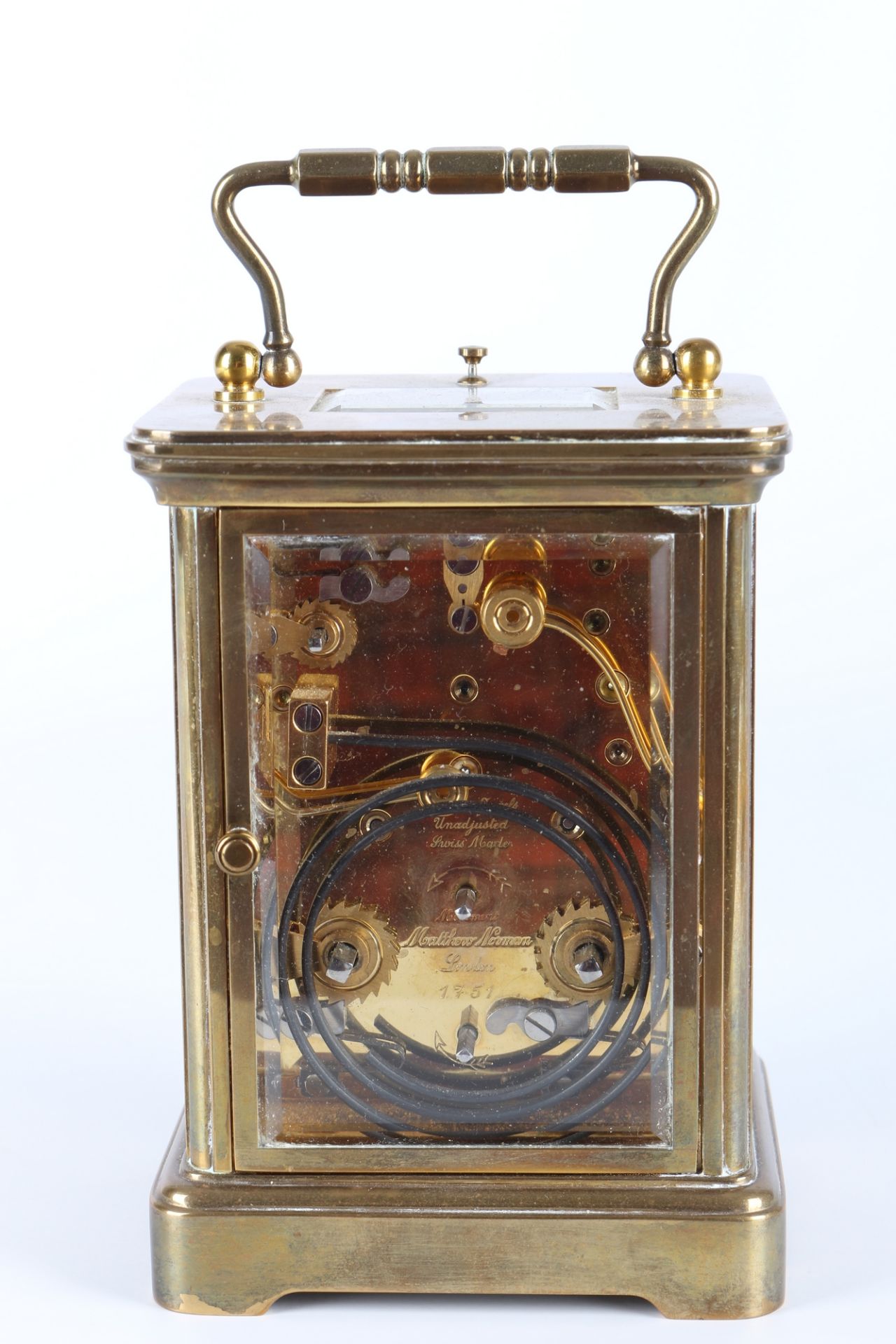 Matthew Norman Reiseuhr, carriage clock, - Image 3 of 5