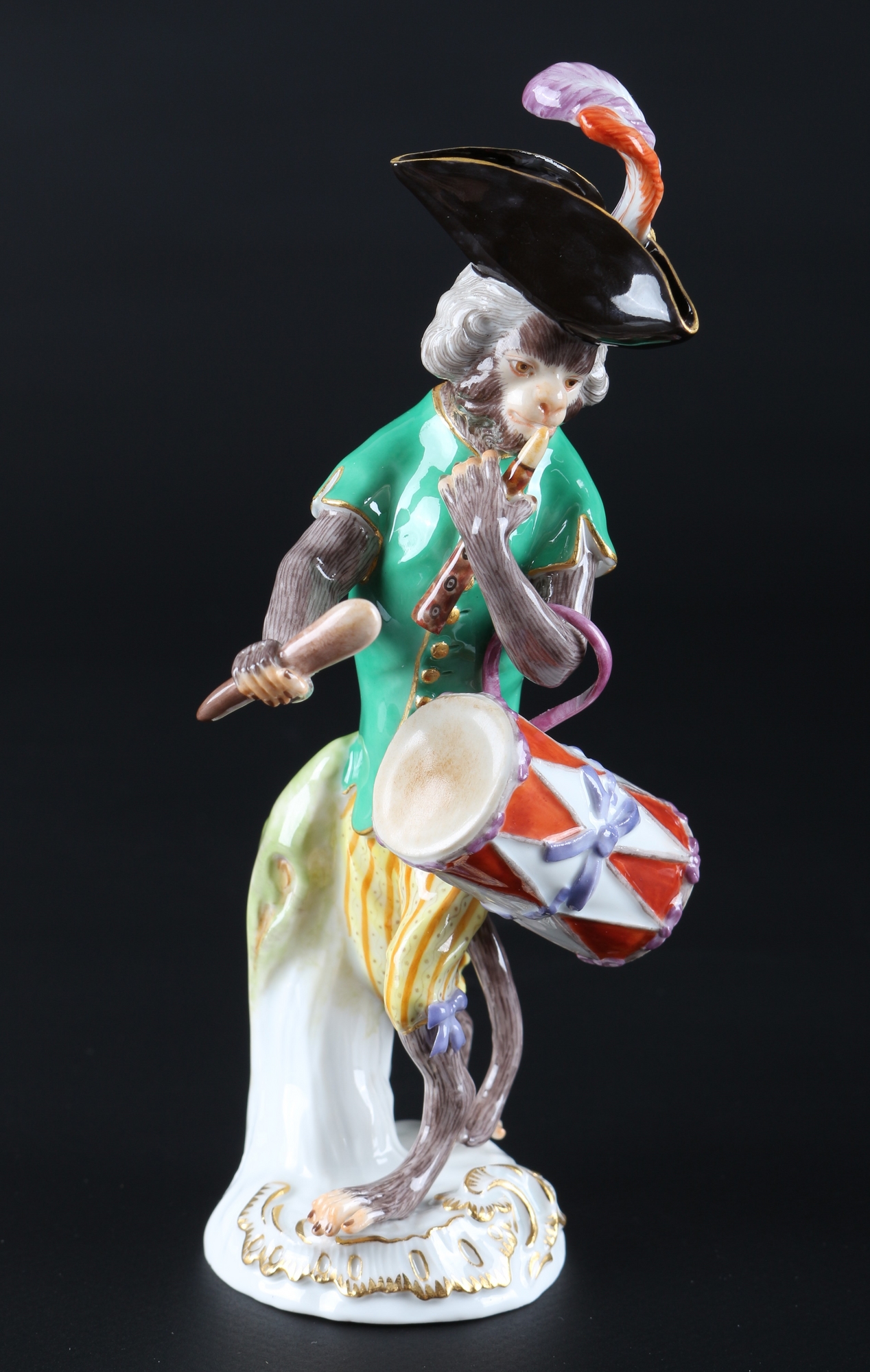 Meissen Trommler aus der Affenkapelle, drummer monkey chapel,