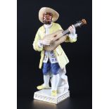 Meissen Boaro aus der Commedia dell'Arte, porcelain figure,