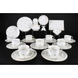 Wien Augarten Weinlaubstreuer Kaffeeset, coffee cup set,