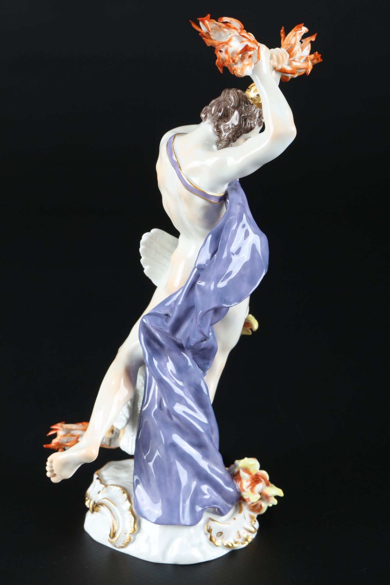 Meissen Zeus mit Blitzen, porcelain figure, - Bild 4 aus 6