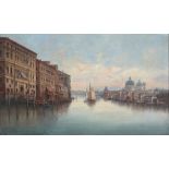 Karl Kaufmann (1843-1905) Venedig mit Blick auf Markusdom, Venice with sight on St. Mark's Basilica,
