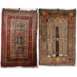 Türkei 2 Orientteppiche Avanos / Anatol, turkish antique carpets,