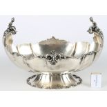 800 Silber riesige Jardiniere mit Putten, silver cherub bowl,