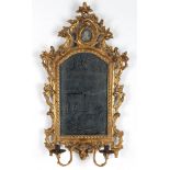 Wandspiegel Barock 18. Jahrhundert, wooden mirror 18th century,