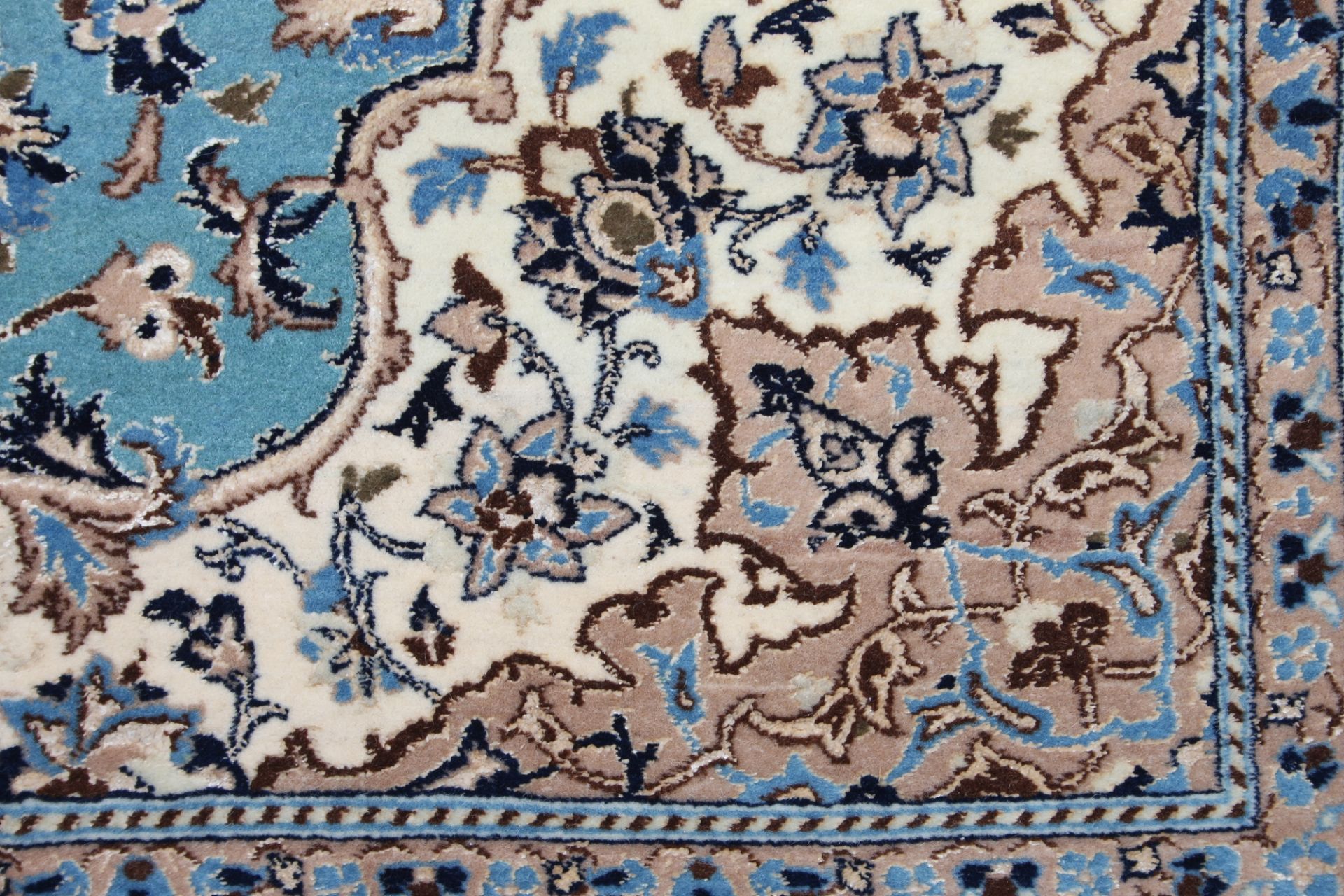 Nain Schischla Perserteppich, persian carpet, - Bild 3 aus 5