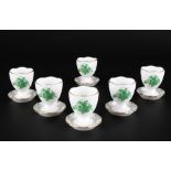 Herend Apponyi Vert 6 Eierbecher, eggcups,