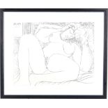 Pablo Picasso (1881-1973) Femme Nue, Mourlot Frères, nude woman,