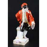 Meissen Pantalone aus der Commedia dell'Arte, porcelain figure,