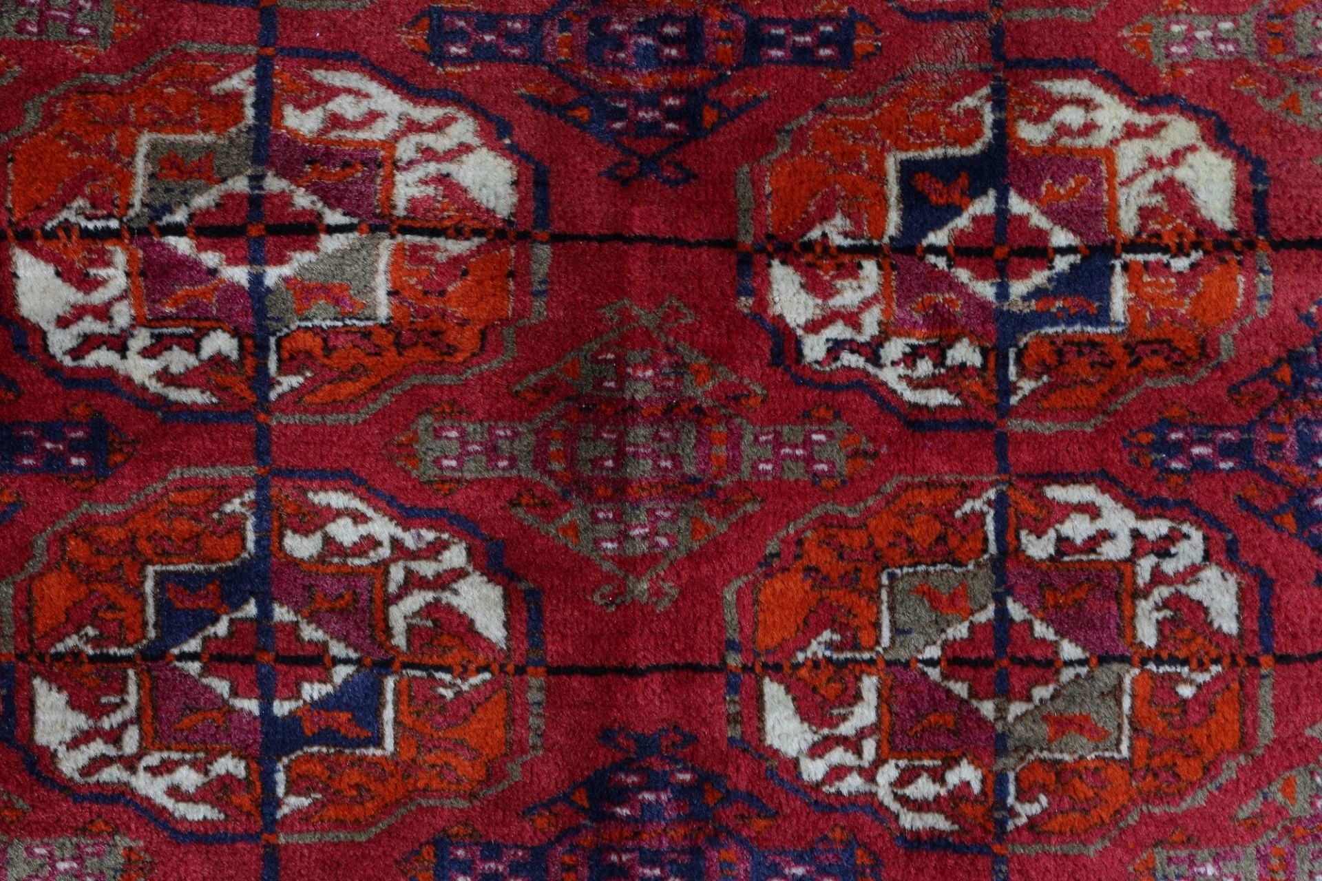 Turkuman um 1900 Orientteppich, oriental carpet, - Image 2 of 4