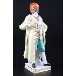 Meissen Cortesan aus der Commedia dell'Arte, porcelain figure,