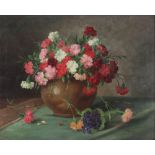 F. Romberg (1856-1911) Blumenstillleben, floral still life,
