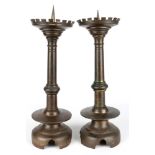 Paar Bronzeleuchter 18./19. Jahrhundert, pair bronze candlestick 18th/19th century,