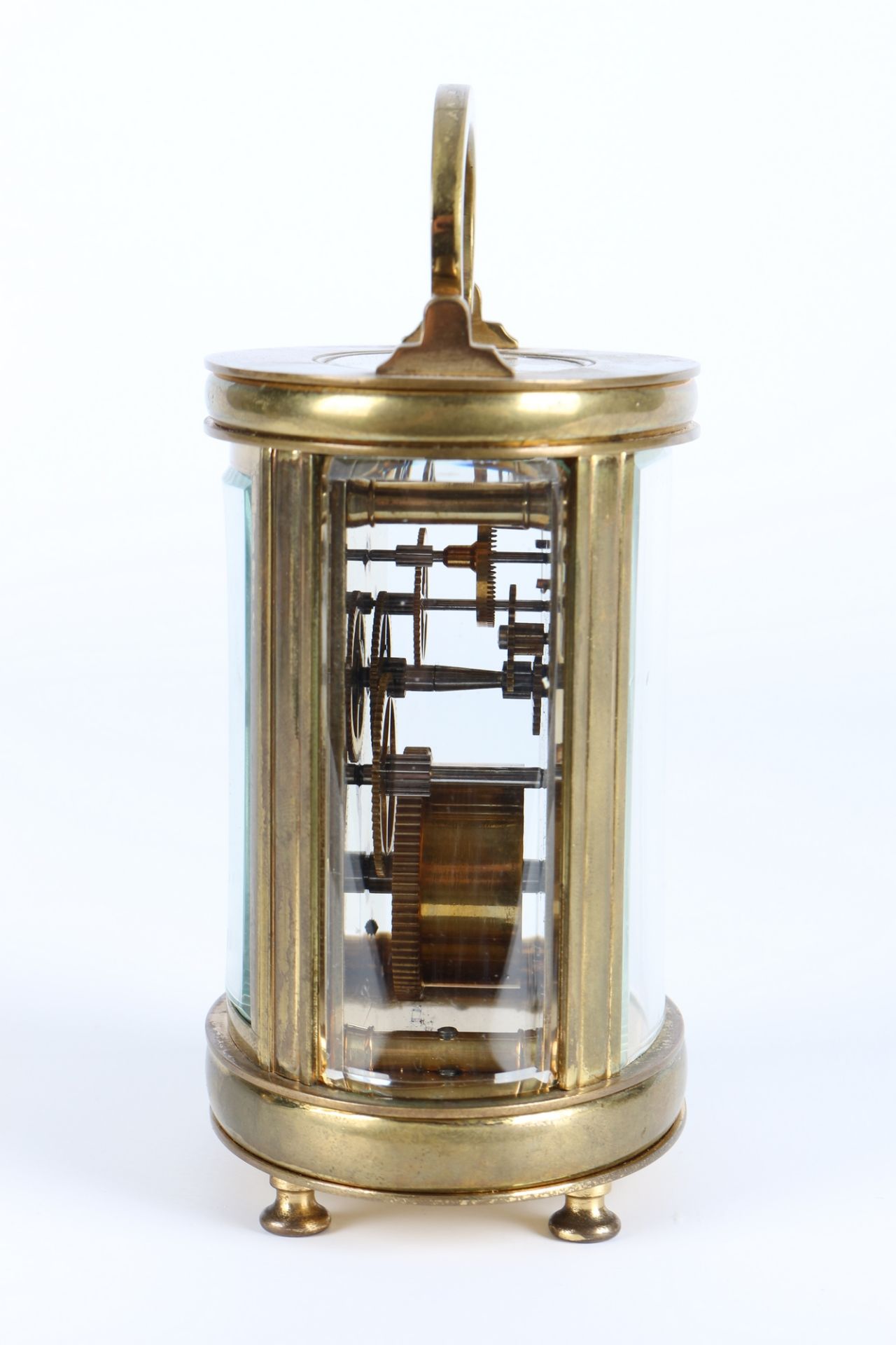 Ovale Reiseuhr, Frankreich um 1900, carriage clock, - Image 3 of 4