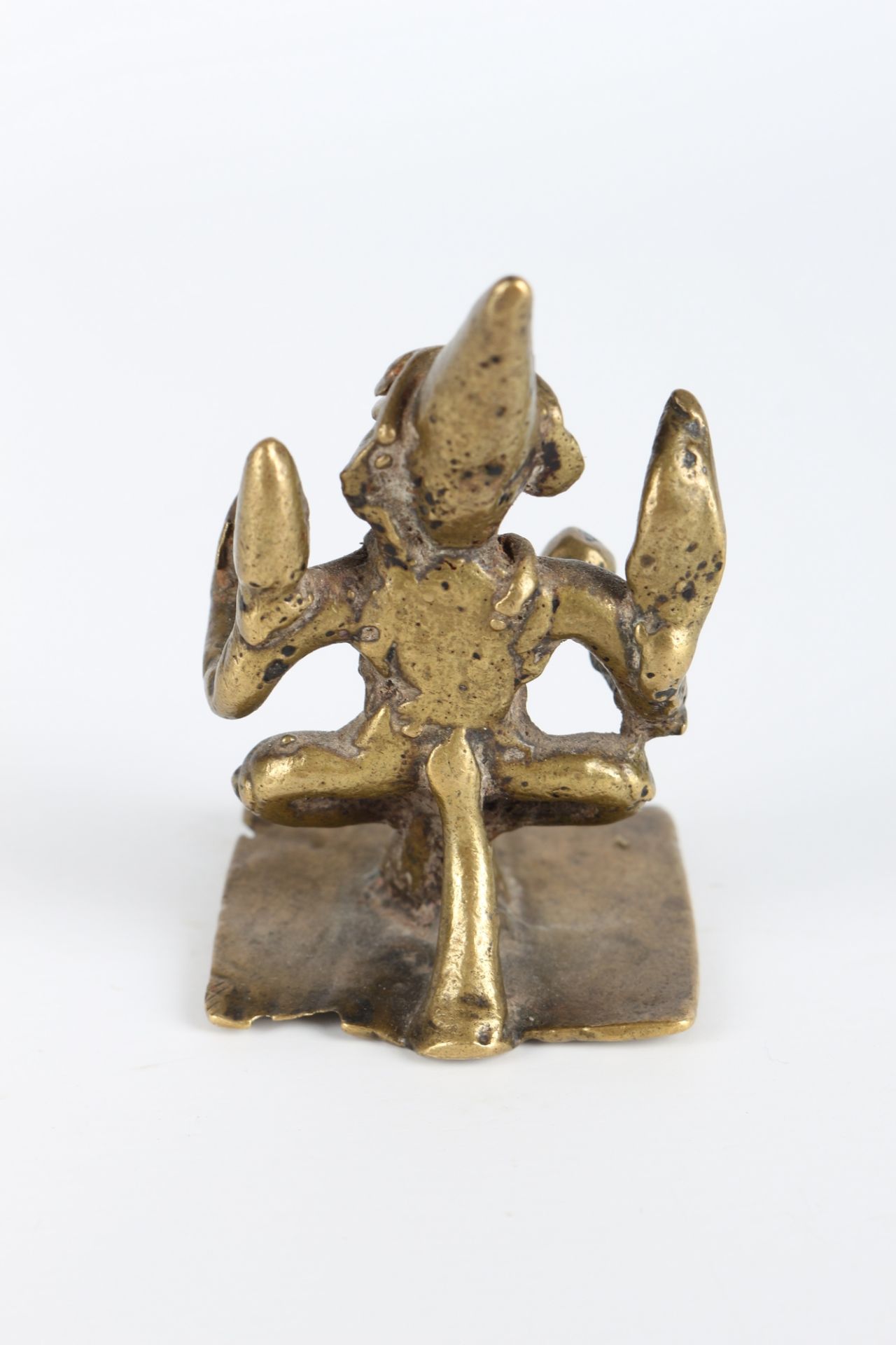Bronze Ganesha 14. Jahrhundert mit Zertifikat, bronze sculpture 14th century, certificated, - Image 5 of 6