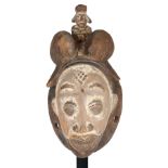 Tanzmaske, Balumbo Gabom, african tribal dance mask,