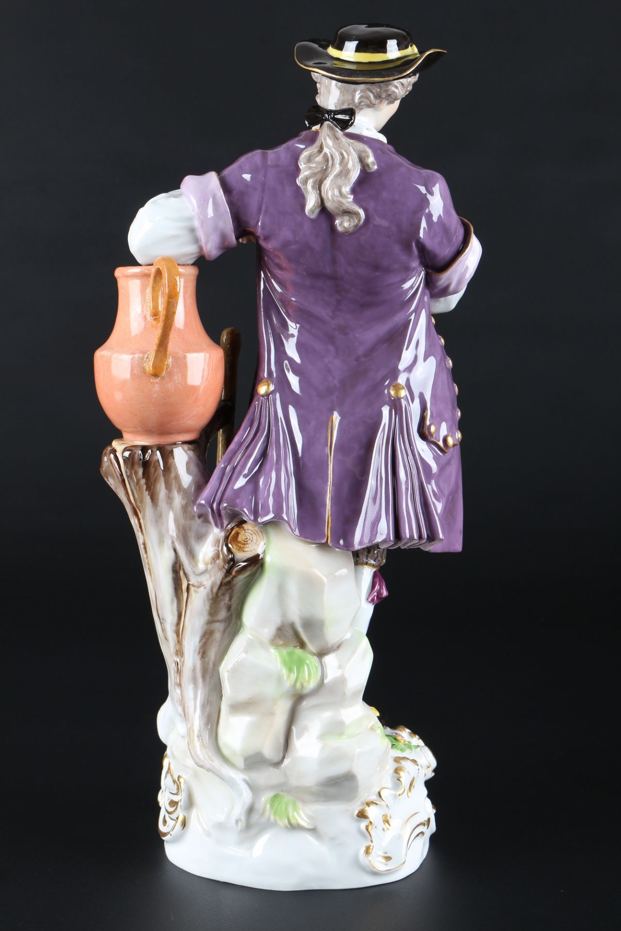 Meissen großer Gärtner mit Kanne, gardener figure, - Bild 3 aus 5