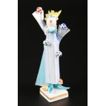 Meissen Jongleur mit Bällen Peter Strang, porcelain juggler figure,