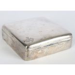 800 Silber Deckeldose, silver art nouveau box,