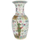 China 18./19. Jahrhundert große Vase Famille Rose, 19th century chinese vase,