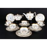 Royal Copenhagen Henriette Teeservice für 6 Personen, tea service for 6 pers.,