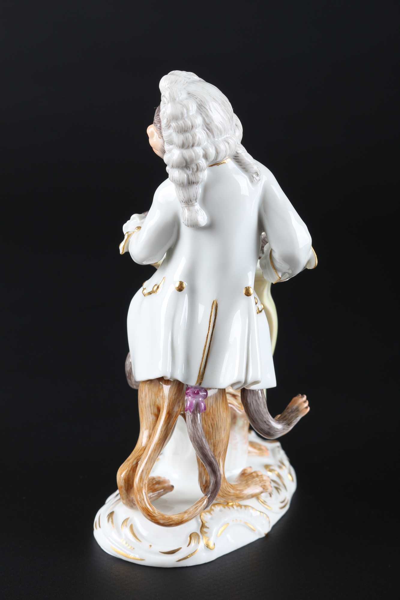 Meissen Klavierspieler aus der Affenkapelle, piano player monkey chapel, - Image 4 of 5