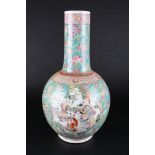 China große Famille rose Vase Qing Dynastie, large chinese vase qing dynasty