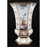 Meissen Seeprospektmalerei Vase 1.Wahl, decorative vase,