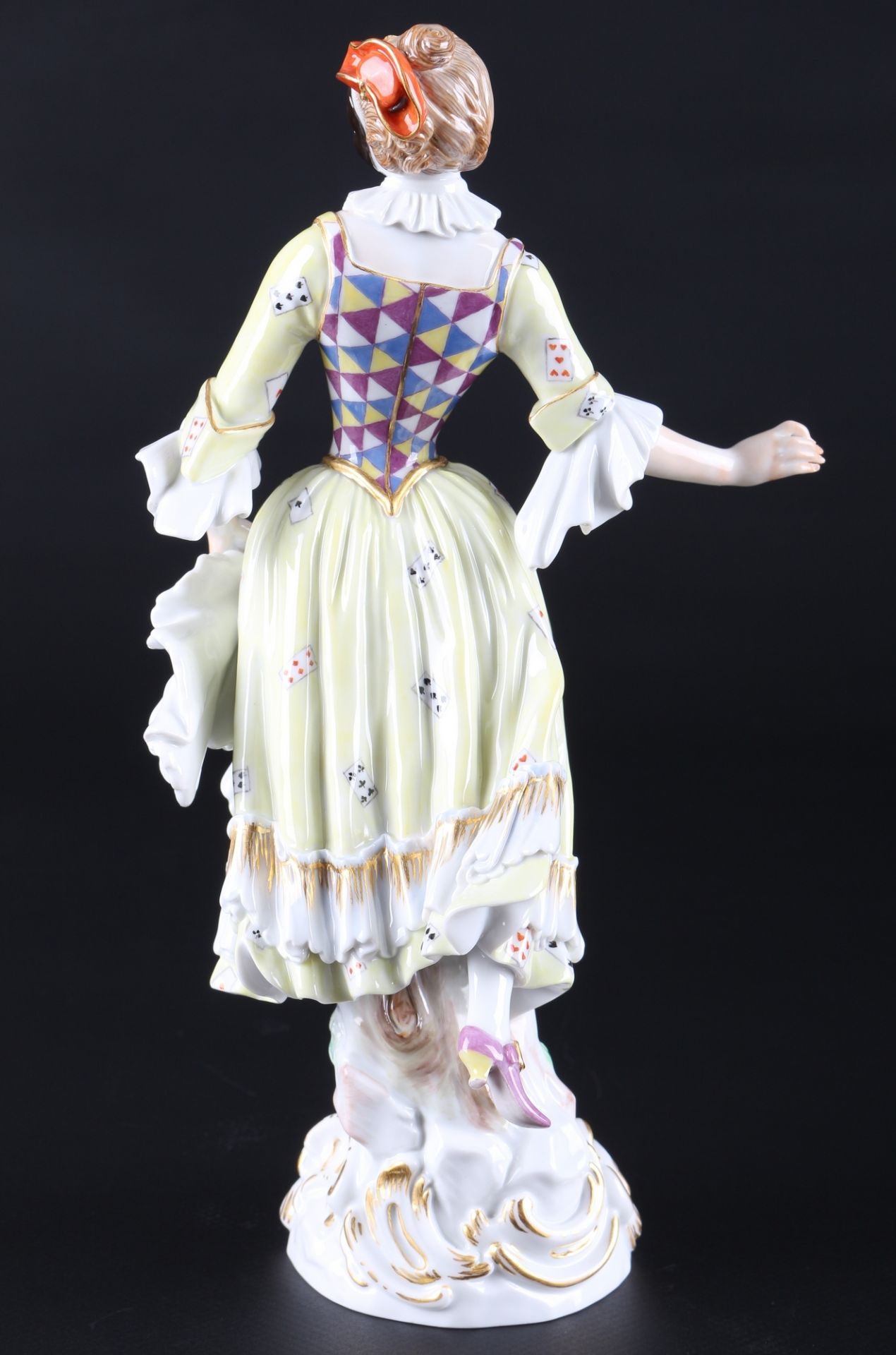 Meissen Columbine aus der Commedia dell'Arte, porcelain figure, - Image 3 of 5
