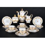 Meissen B-Form Streublümchen Mokka Kaffeeservice, mocha coffee service,