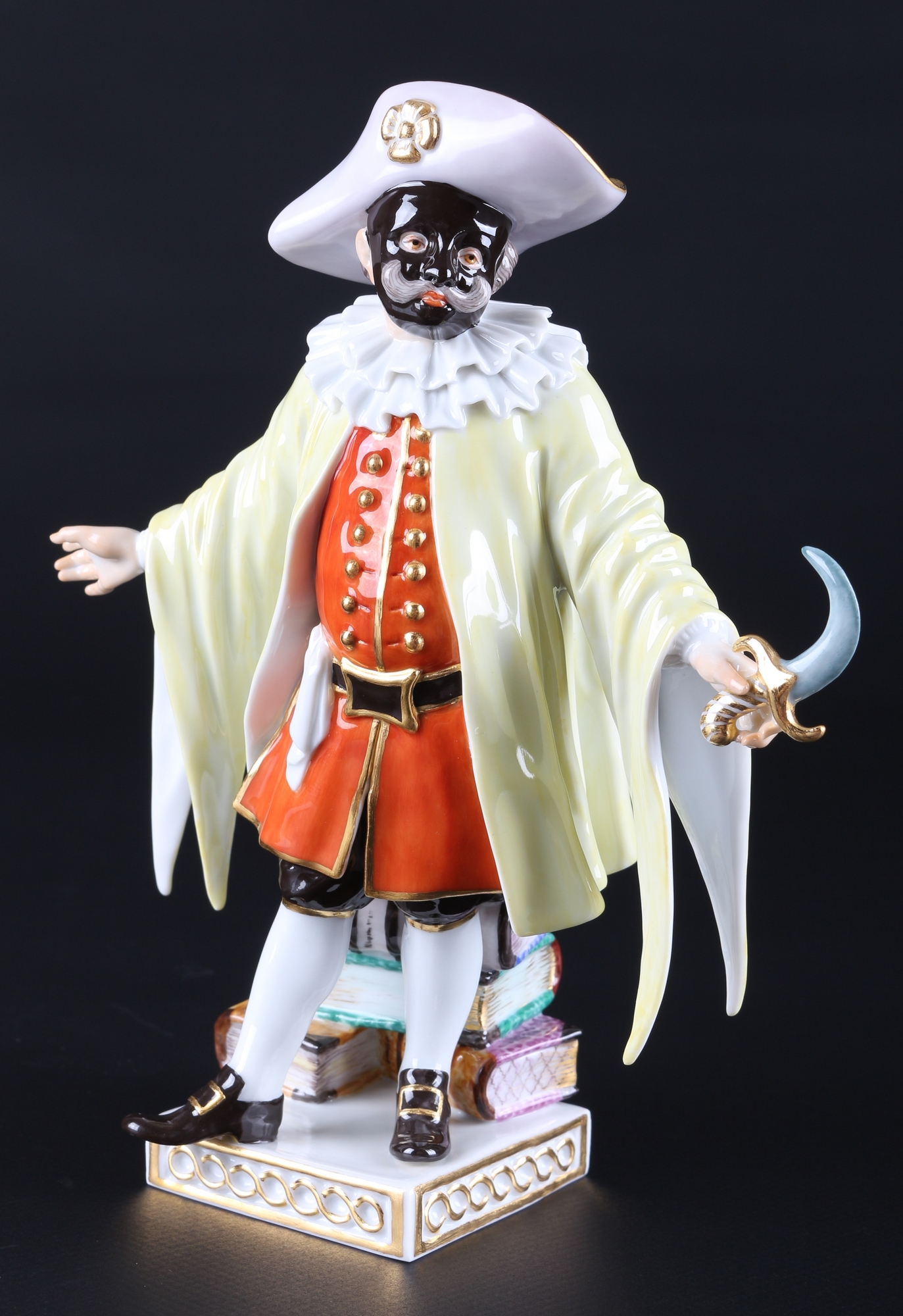 Meissen Dottore aus der Commedia dell'Arte, porcelain figure,