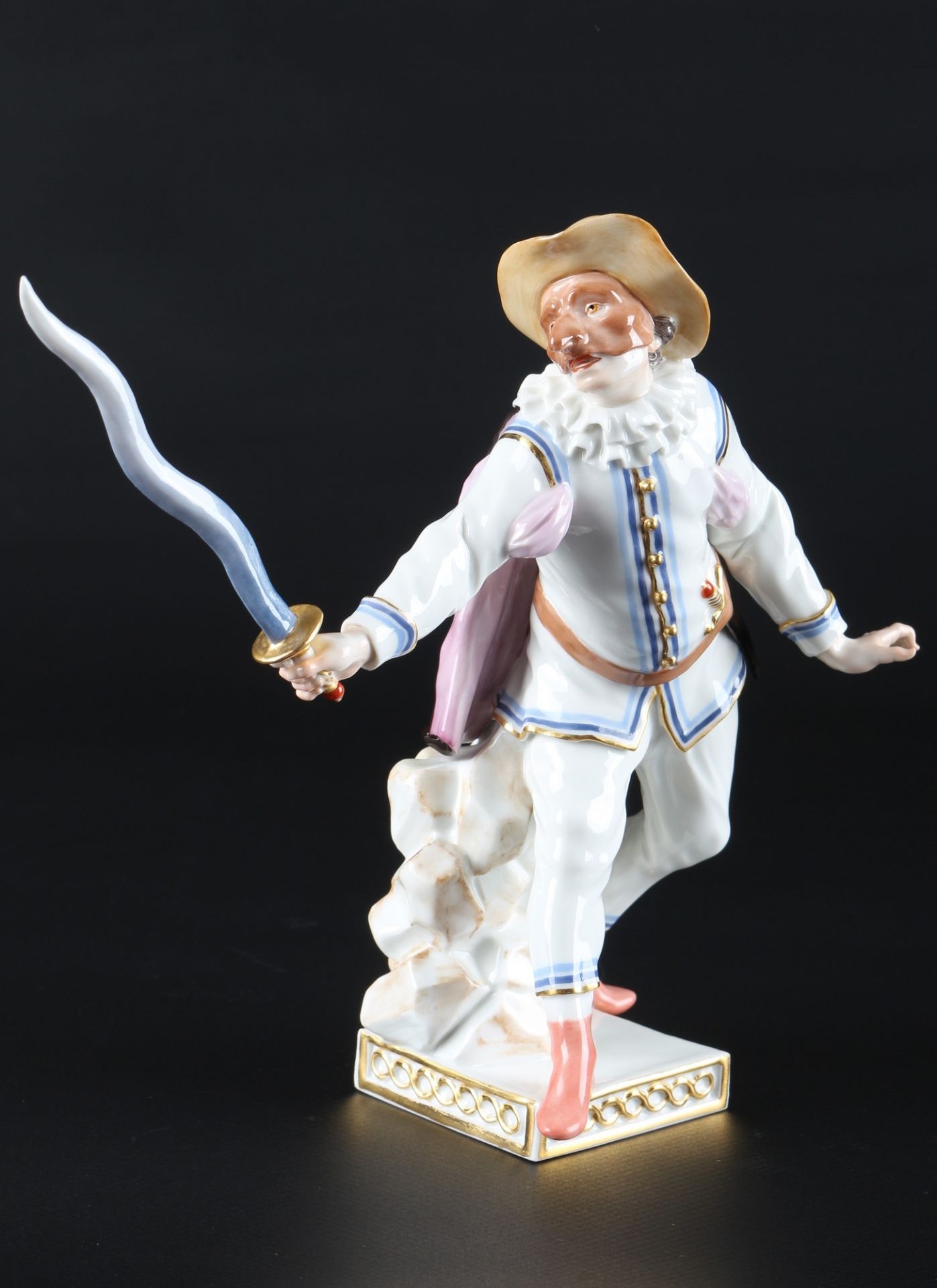 Meissen Coviello aus der Commedia dell'Arte, porcelain figure,