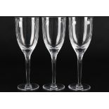 Lalique Sourire de l 'Ange 3 Champagnergläser, champagne glasses,
