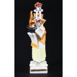 Meissen Zauberer Peter Strang, porcelain magician figure,