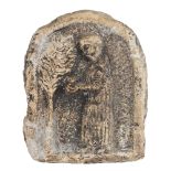 Marmorrelief / Fragment mit Heiligen, marble relief / fragment with saints,