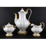 Meissen X-Form Kaffeekern, coffee porcelain,