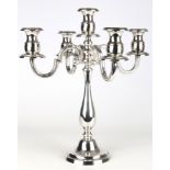 Greggio 925 Silber großer Kerzenständer H 41 cm, italian sterling silver candelabra,