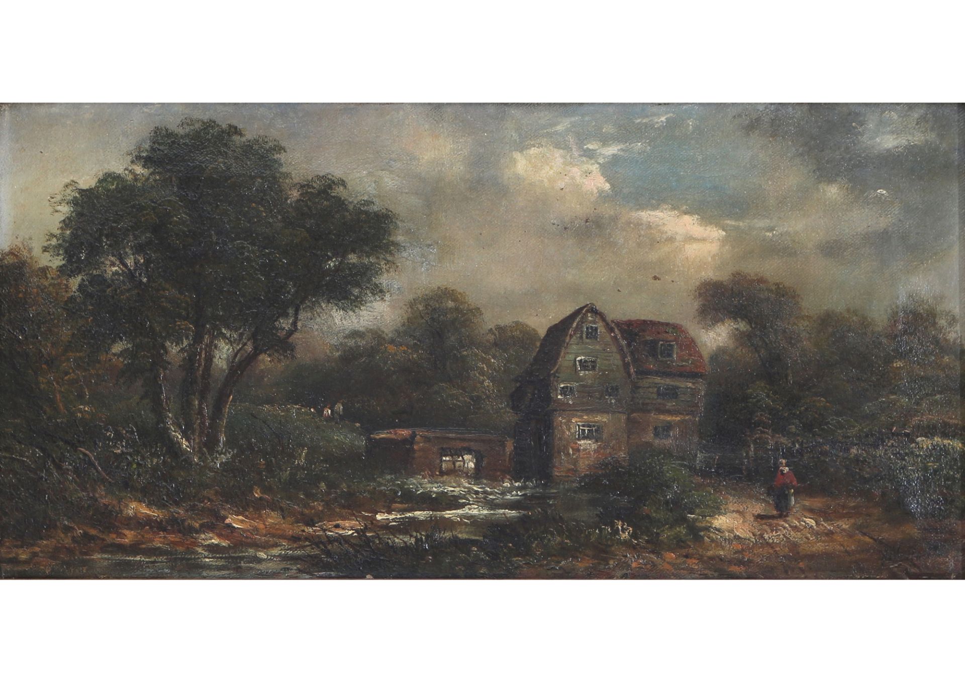 John Westall (act.1873-1893) Wassermühle, watermill,